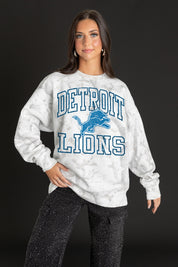 DETROIT LIONS WHITEOUT PREMIUM DROP SHOULDER CAMO PULLOVER-