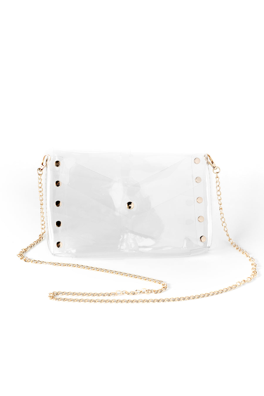 ADMIT ONE CLEAR CROSSBODY AND CLUTCH BAG