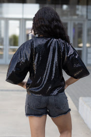 DREAMY DENIM SHORTS IN FADED BLACK IN FADED BLACK DENIM