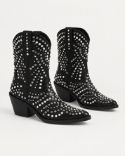 Adelle Studded Western Cowboy Boot