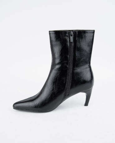 Andi Pointed Toe Ankle Booties Black