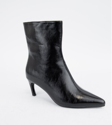 Andi Pointed Toe Ankle Booties Black