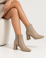 Kelsey Heeled Ankle Bootie Black