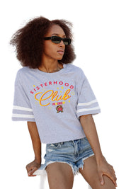 MARYLAND TERRAPINS SISTERHOOD CLUB DROP SHOULDER MID-CROP TEE