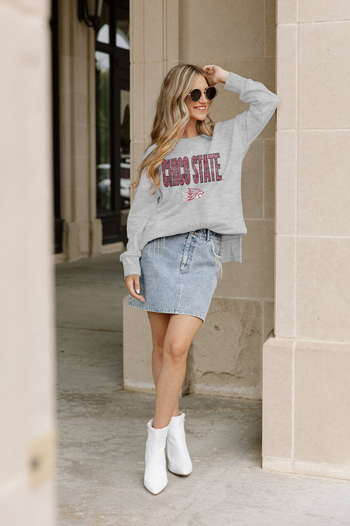 CHICO STATE WILDCATS STYLE STATEMENT SIDE SLIT PULLOVER