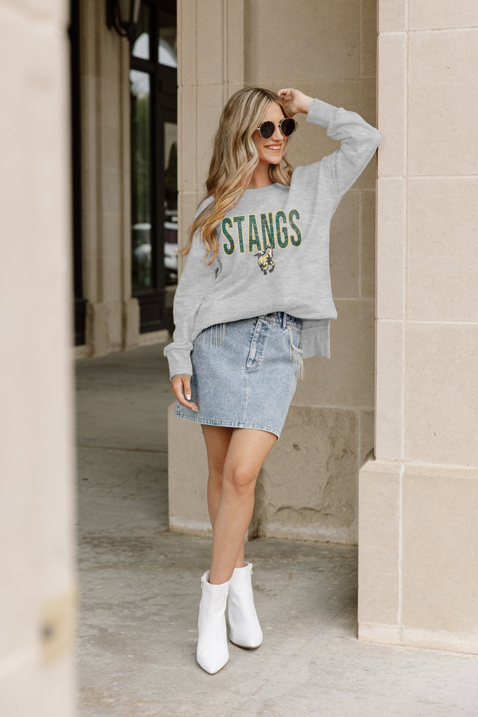 CAL POLY MUSTANGS STYLE STATEMENT SIDE SLIT PULLOVER