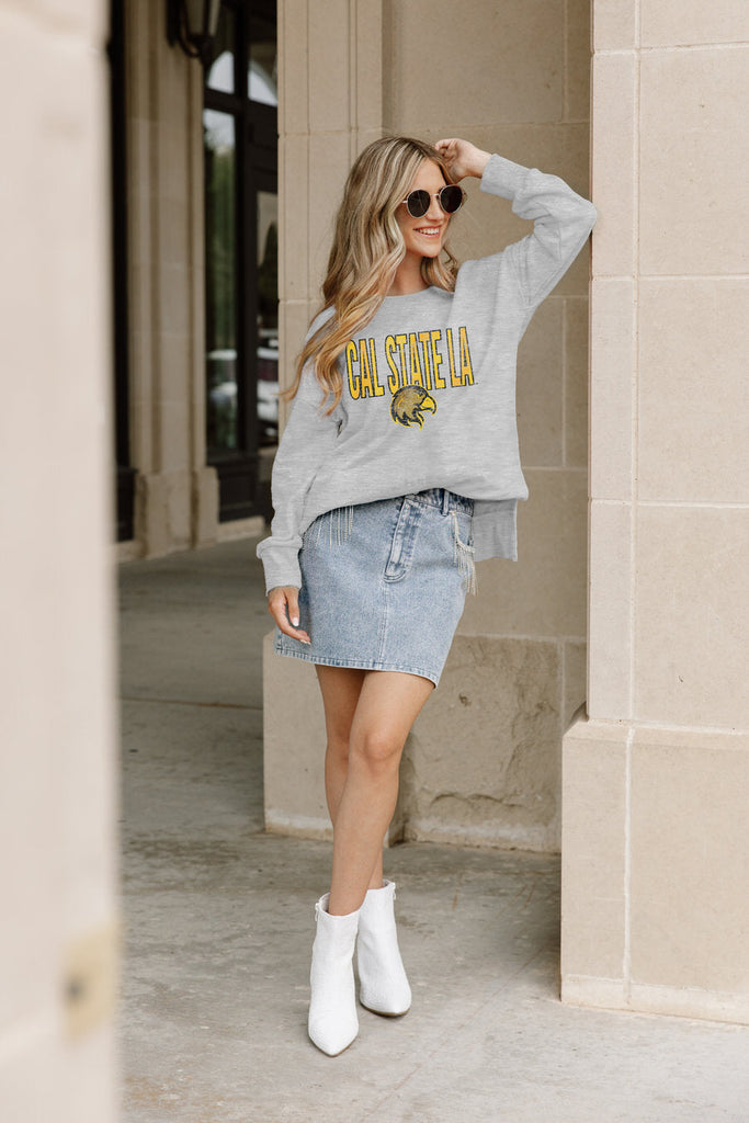 CAL STATE LOS ANGELES GOLDEN EAGLES STYLE STATEMENT SIDE SLIT PULLOVER