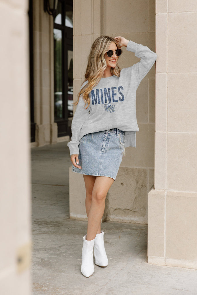 COLORADO SCHOOL OF MINES BURROS STYLE STATEMENT SIDE SLIT PULLOVER