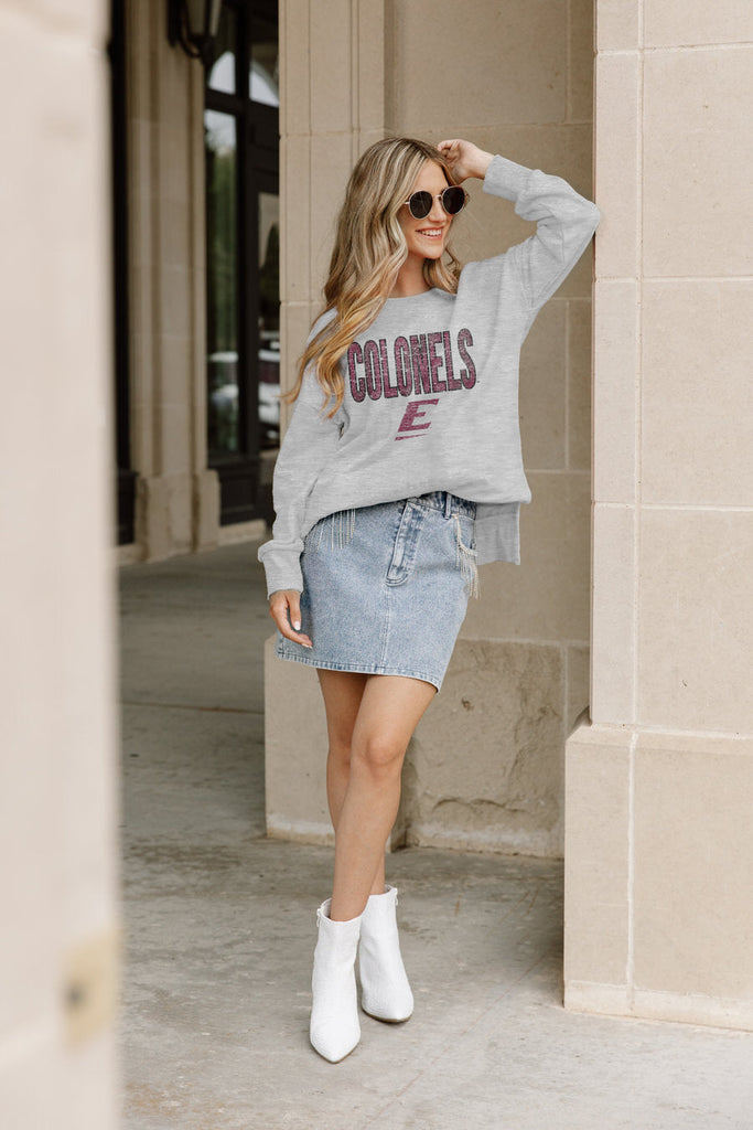 EASTERN KENTUCKY COLONELS STYLE STATEMENT SIDE SLIT PULLOVER