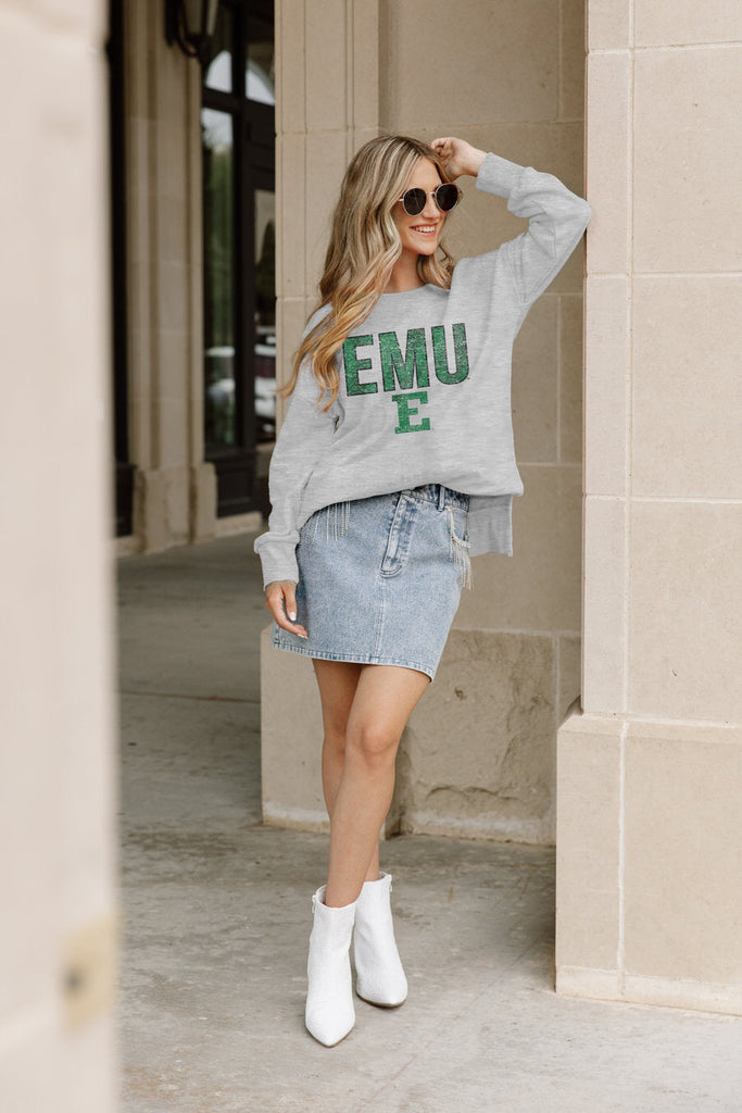 EASTERN MICHIGAN EAGLES STYLE STATEMENT SIDE SLIT PULLOVER