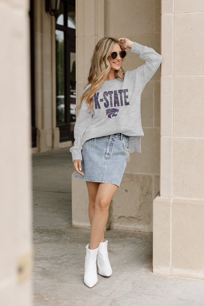 KANSAS STATE WILDCATS STYLE STATEMENT SIDE SLIT PULLOVER