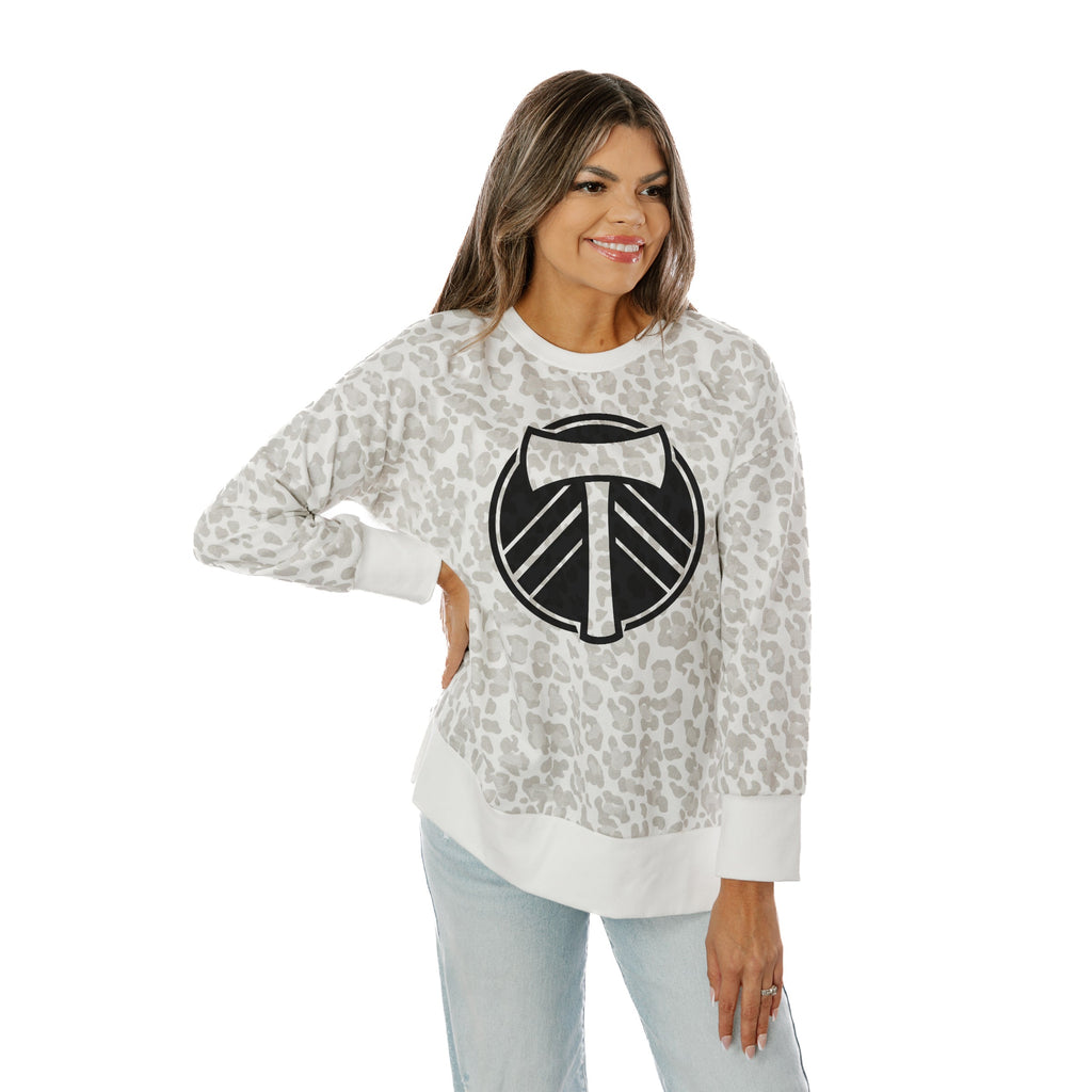 PORTLAND TIMBERS JUST FOR KICKS SIDE SLIT PULLOVER