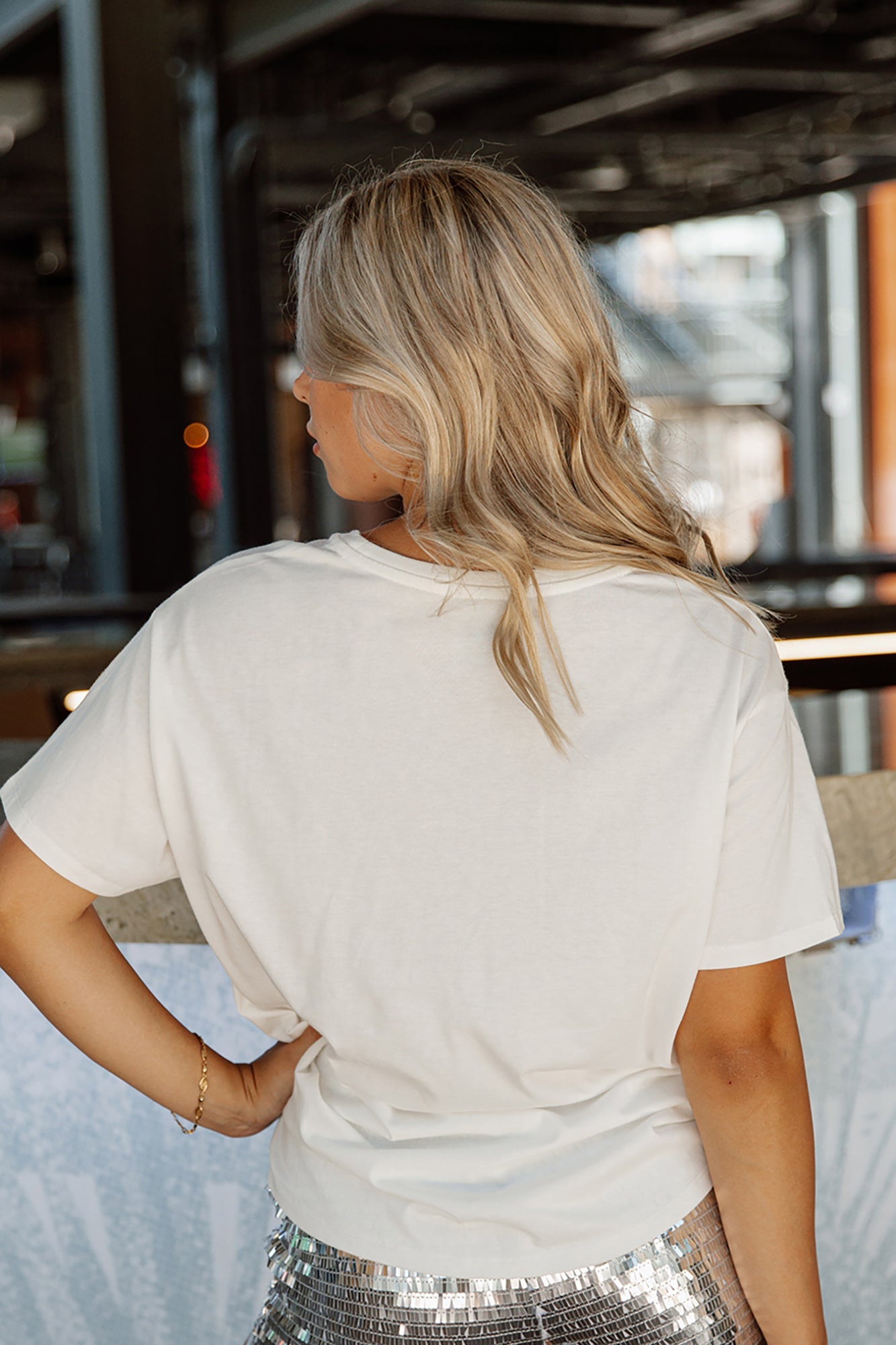 JACKSONVILLE JAGUARS VICTORIOUS VIXEN SHORT SLEEVE FLOWY TEE