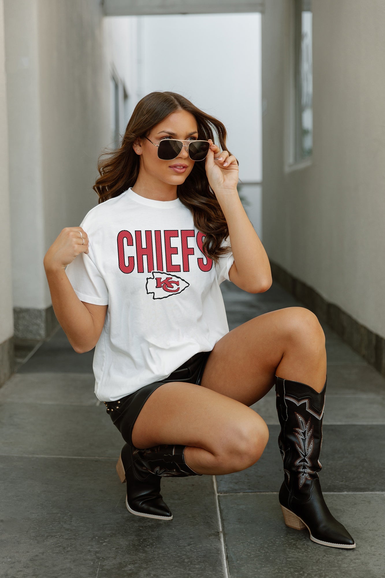 KANSAS CITY CHIEFS KEEP IT UP THE EASY TEE