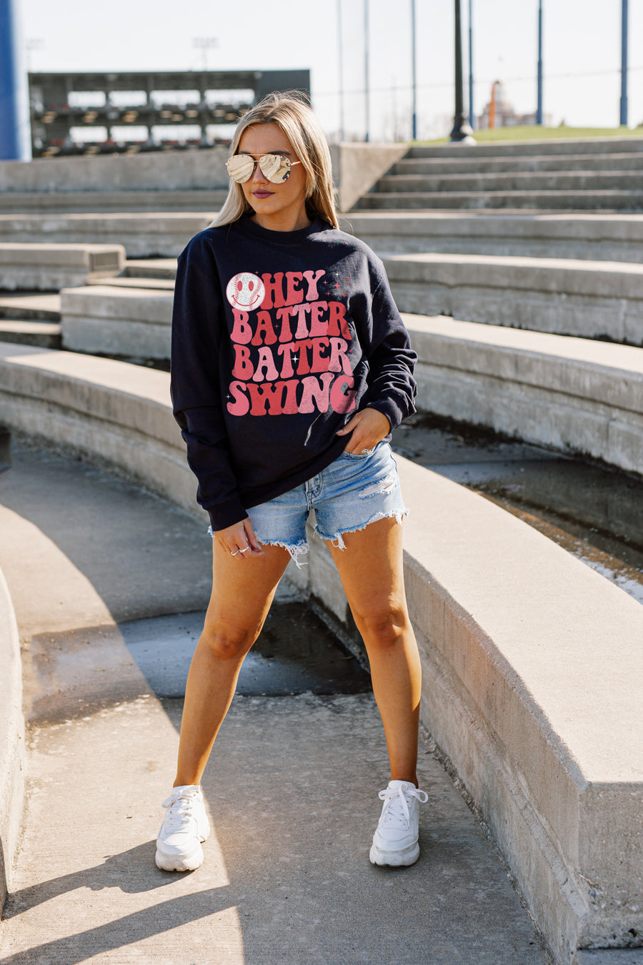 DESIGNATED HITTER CLASSIC CREW SWEATSHIRT
