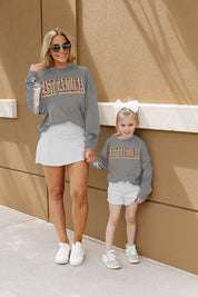 EAST CAROLINA PIRATES GUESS WHO'S BACK KIDS SEQUIN YOKE PULLOVER