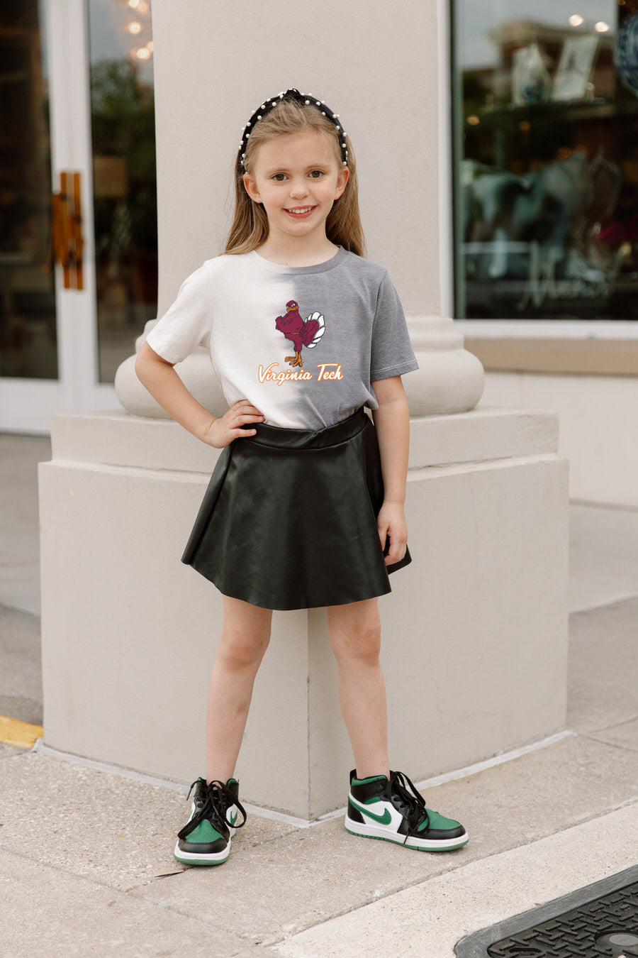 VIRGINIA TECH HOKIES PACESETTER KIDS SPLIT-DYED SHORT SLEEVE TEE