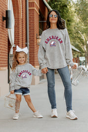 AMERICAN UNIVERSITY EAGLES Kid's Faded-Wash Pullover