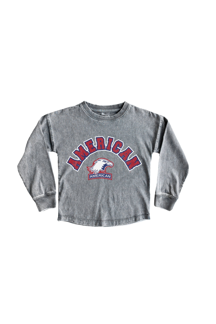 AMERICAN UNIVERSITY EAGLES Kid's Faded-Wash Pullover