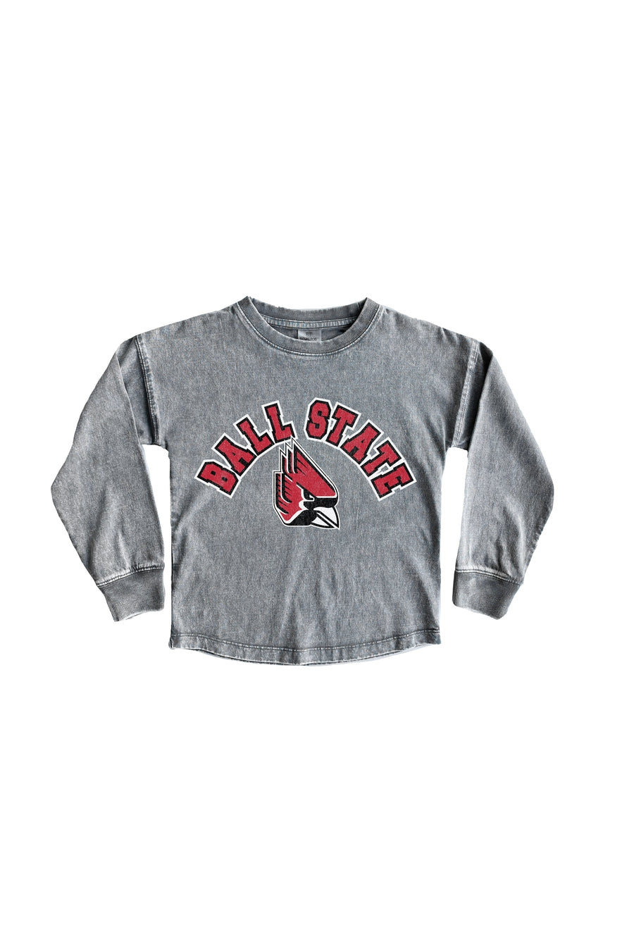 BALL STATE CARDINALS Kid's Faded-Wash Pullover