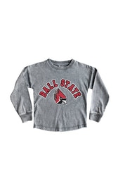 BALL STATE CARDINALS Kid's Faded-Wash Pullover