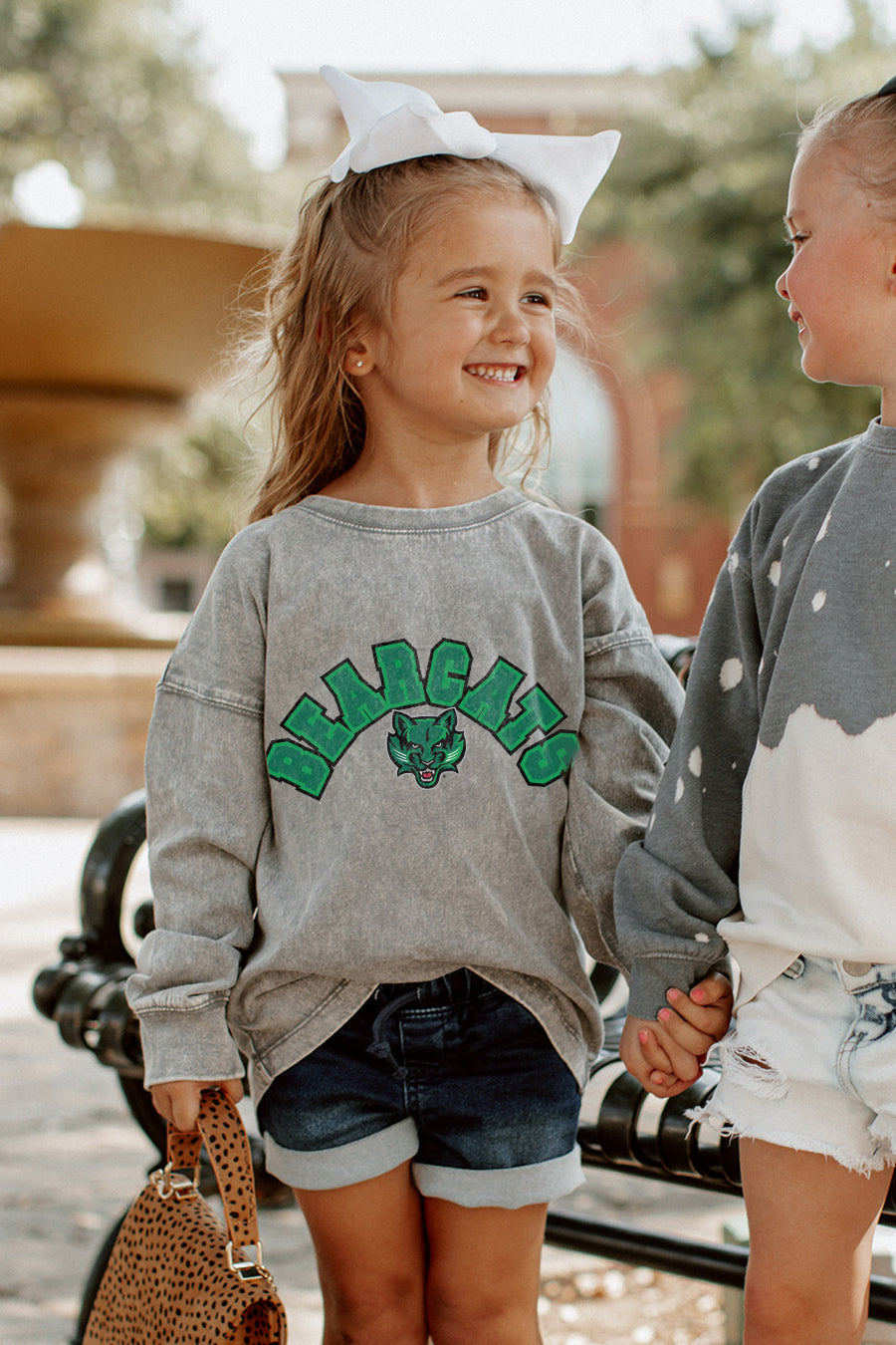 BINGHAMTON BEARCATS Kid's Faded-Wash Pullover