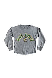CAL POLY MUSTANGS Kid's Faded-Wash Pullover