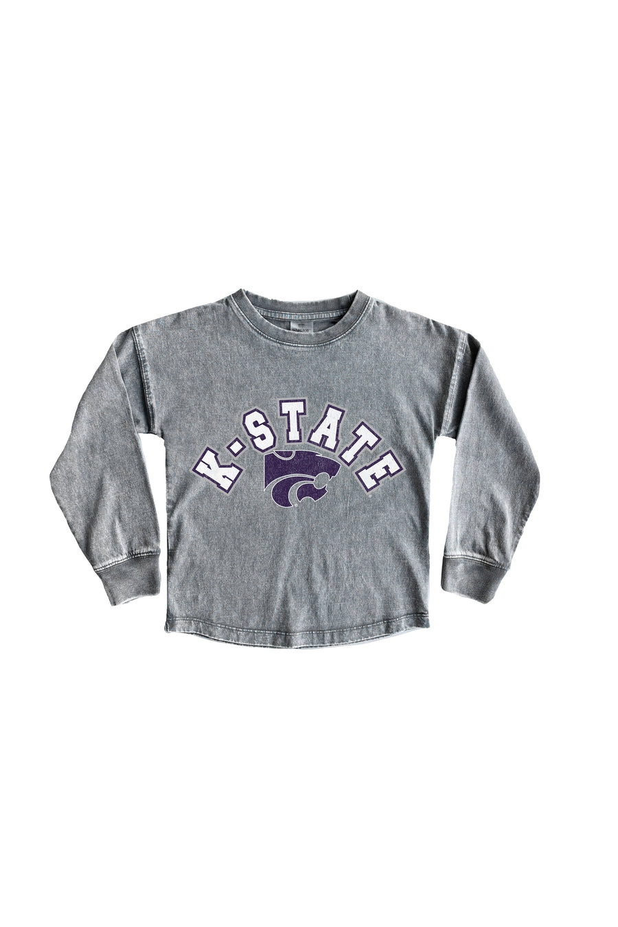 KANSAS STATE WILDCATS Kid's Faded-Wash Pullover