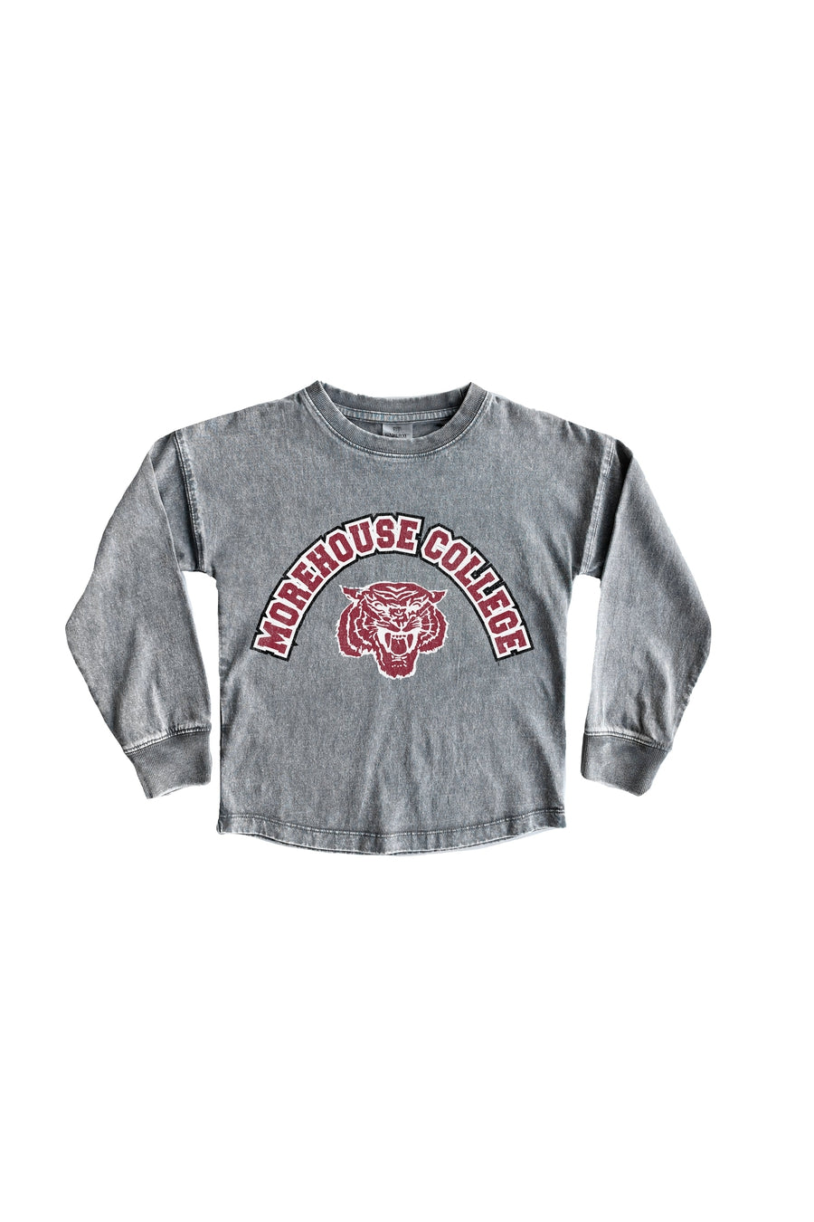 MOREHOUSE MAROON TIGERS Kid's Faded-Wash Pullover