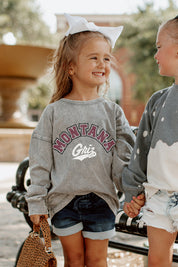 MONTANA GRIZZLIES Kid's Faded-Wash Pullover