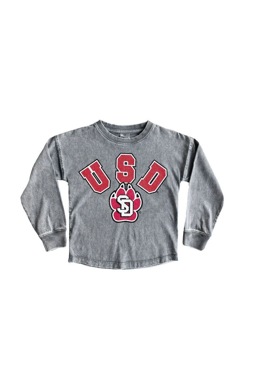 SOUTH DAKOTA COYOTES Kid's Faded-Wash Pullover