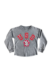 SOUTH DAKOTA COYOTES Kid's Faded-Wash Pullover