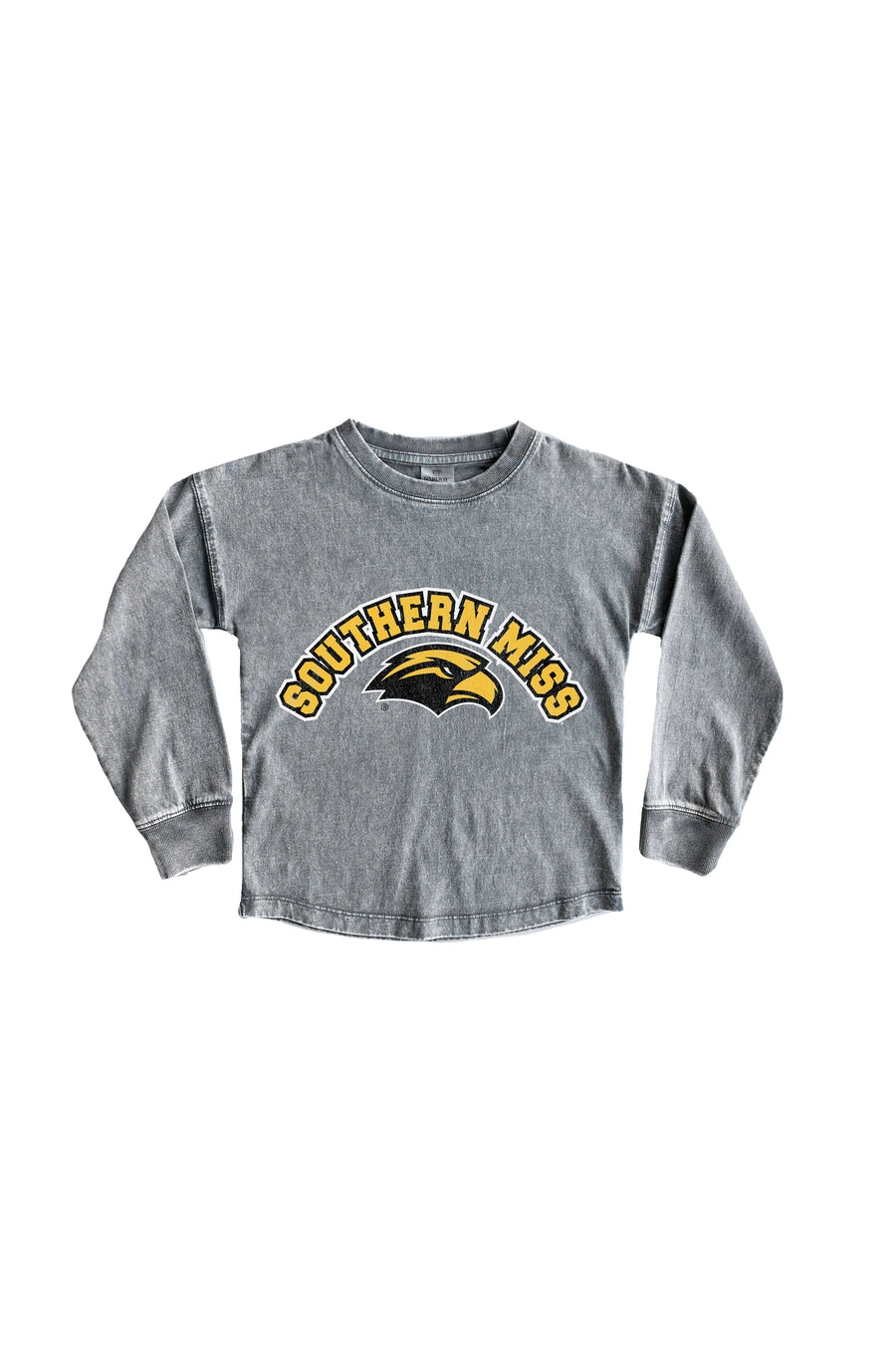 SOUTHERN MISS GOLDEN EAGLES Kid's Faded-Wash Pullover
