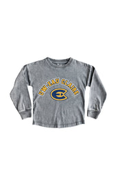 WISCONSIN-EAU CLAIRE BLUGOLDS Kid's Faded-Wash Pullover
