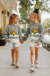 Grey Cal Poly Pomona Broncos Kids Sweatshirts - On Model Lifestyle | Gameday Couture - SOHO