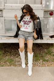 ALABAMA CRIMSON TIDE LOUD AND PROUD OVERSIZED CREWNECK TEE