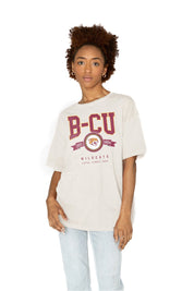 BETHUNE-COOKMAN WILDCATS GET GOIN' OVERSIZED CREW NECK TEE