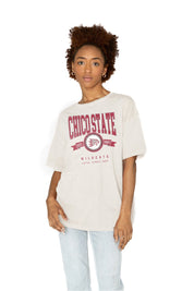 CHICO STATE WILDCATS GET GOIN' OVERSIZED CREW NECK TEE