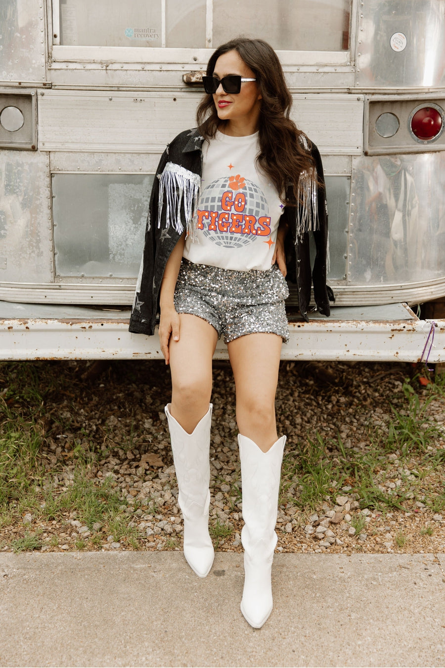 CLEMSON TIGERS IT'S A PARTY OVERSIZED CREWNECK TEE