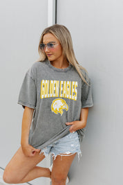 CAL STATE LOS ANGELES GOLDEN EAGLES SOLID DEFENSE OVERSIZED CREWNECK TEE