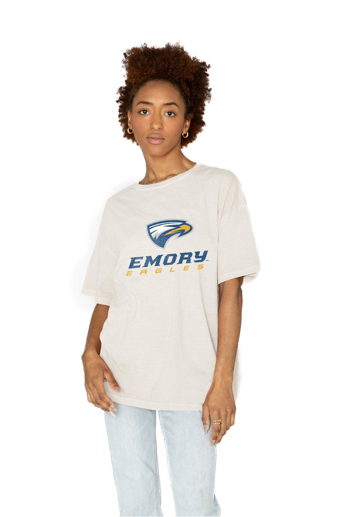EMORY EAGLES GET GOIN' OVERSIZED CREW NECK TEE
