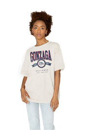 GONZAGA BULLDOGS GET GOIN' OVERSIZED CREW NECK TEE