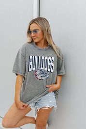 GONZAGA BULLDOGS SOLID DEFENSE OVERSIZED CREWNECK TEE
