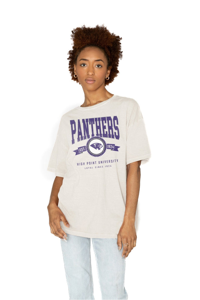 HIGH POINT PANTHERS GET GOIN' OVERSIZED CREW NECK TEE