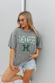 HAWAII RAINBOW WARRIORS SOLID DEFENSE OVERSIZED CREWNECK TEE