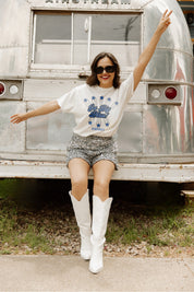 KENTUCKY WILDCATS LOUD AND PROUD OVERSIZED CREWNECK TEE