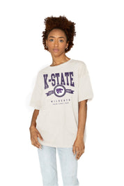 KANSAS STATE WILDCATS GET GOIN' OVERSIZED CREW NECK TEE