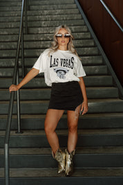 LAS VEGAS RAIDERS ENFORCER RELAXED FIT SHORT SLEEVE CREWNECK TEE