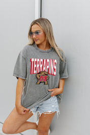 MARYLAND TERRAPINS SOLID DEFENSE OVERSIZED CREWNECK TEE