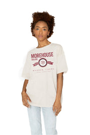 MOREHOUSE MAROON TIGERS GET GOIN' OVERSIZED CREW NECK TEE